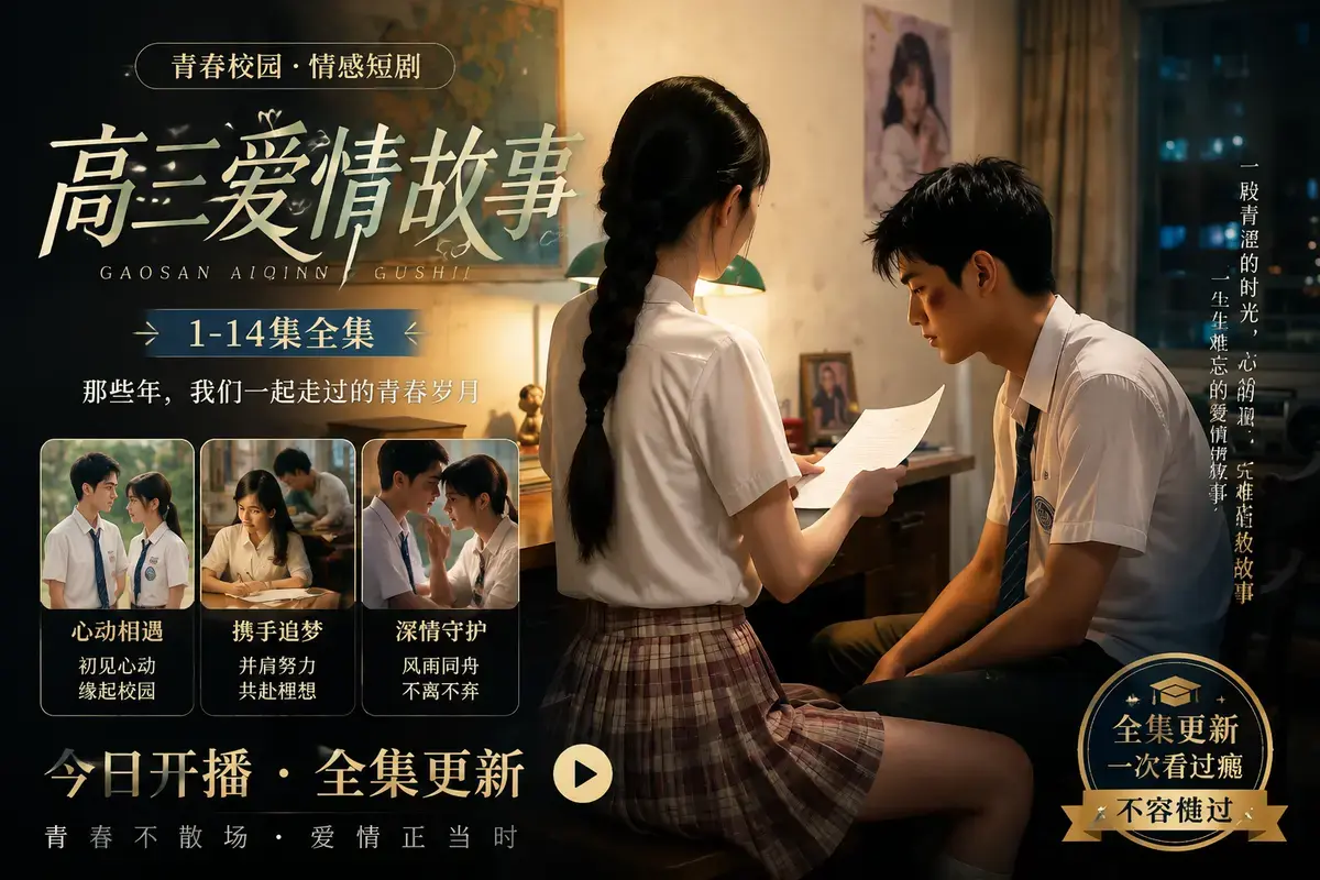 《AI短剧高三爱情故事》相关资源图片